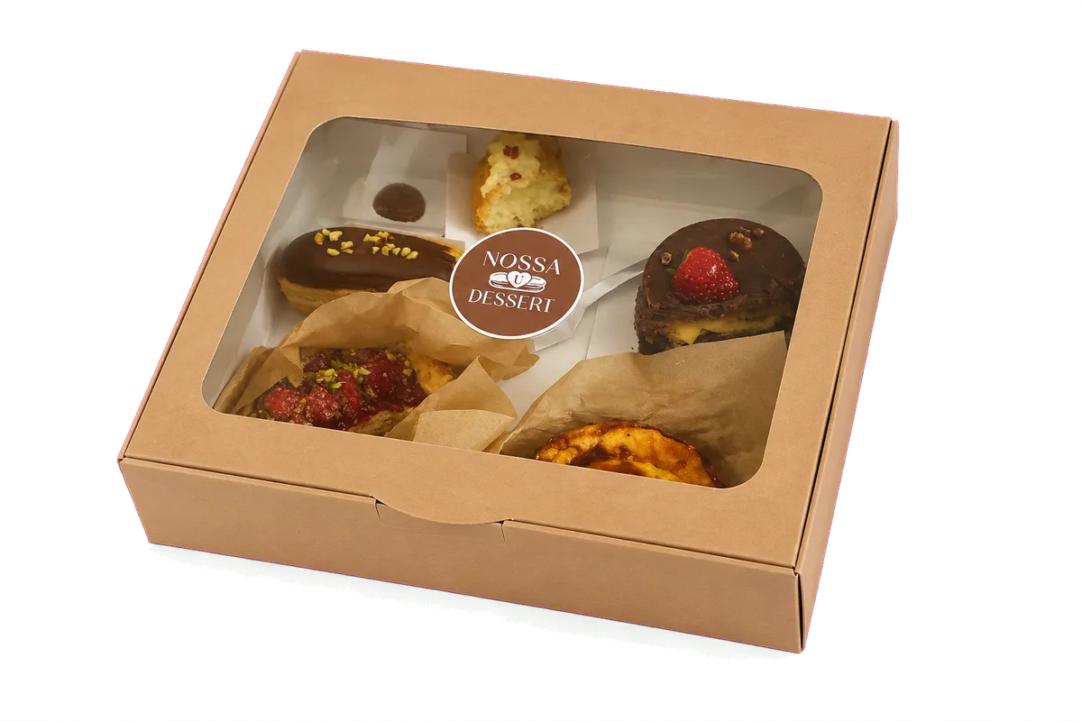 Cutie cu logo Nossa U Dessert